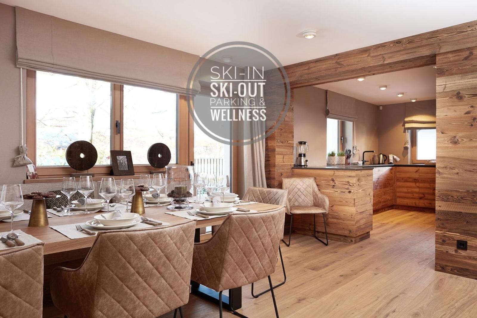 קיצביהל Hahnenkamm Suite Ski-In Ski-Out Direkt An Der Hahnenkammbahn מראה חיצוני תמונה